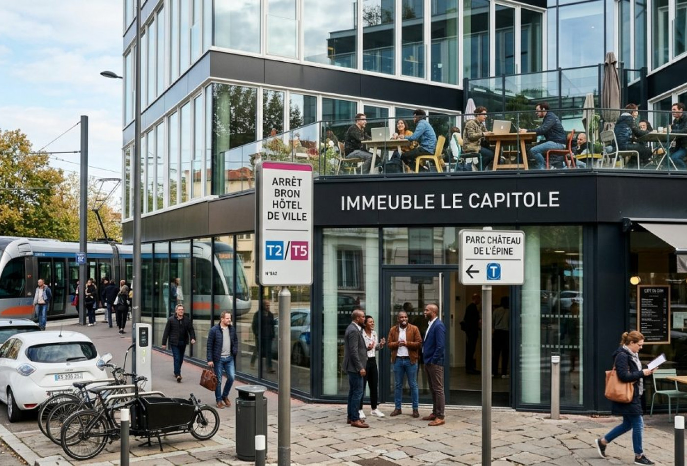 vente Bureau Bron - Photo 1