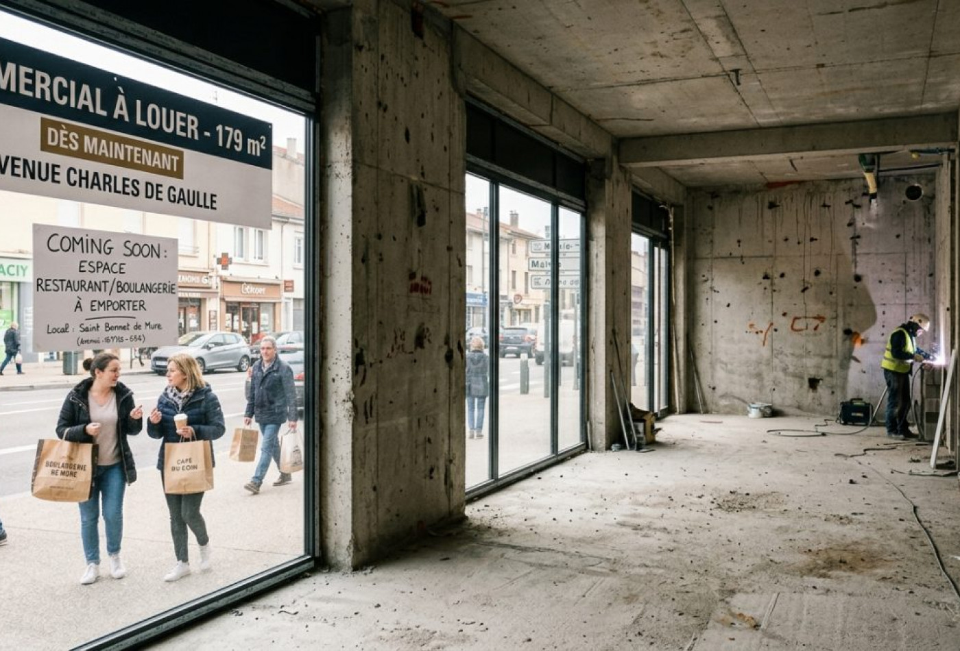 vente Local commercial Saint-bonnet-de-mure - Photo 1