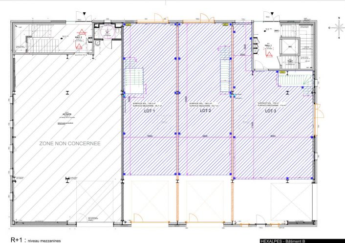 à louer Entrepots et bureaux Mery