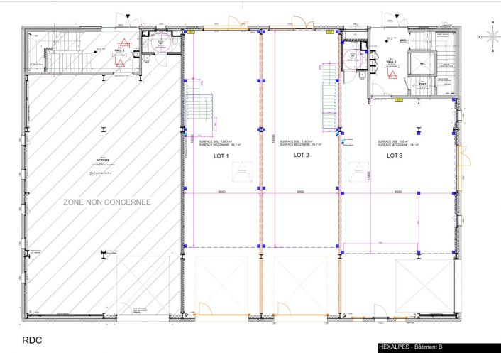 à louer Entrepots et bureaux Mery
