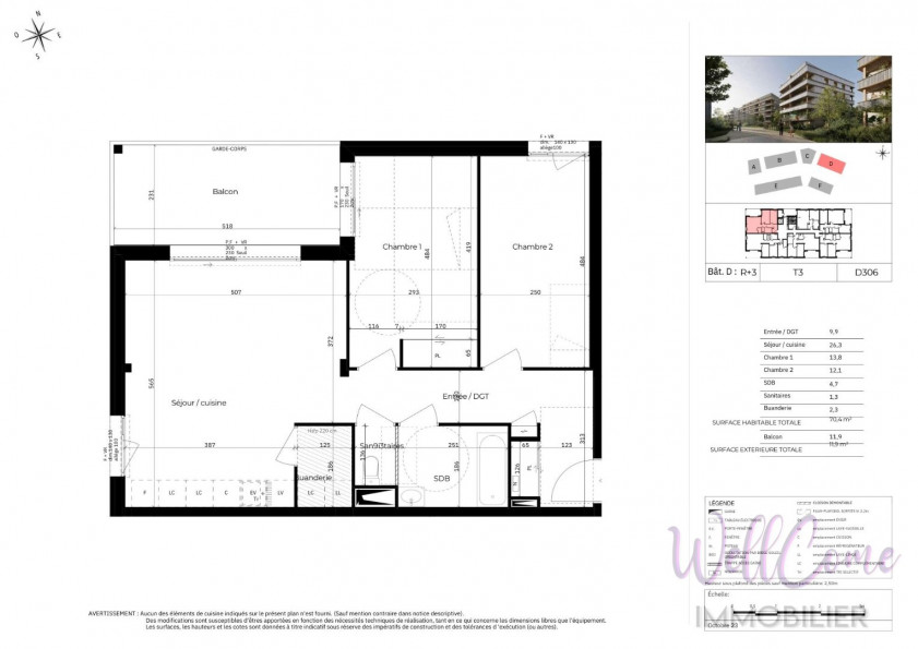 vente Appartement Cognin - Photo 3