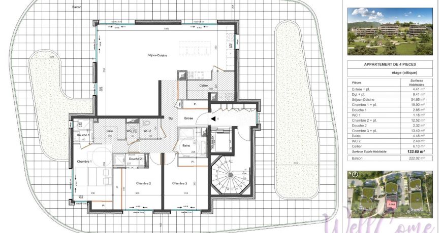 vente Appartement Gresy Sur Aix