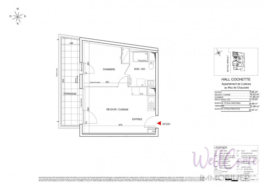 à vendre Appartement Cognin - Photo 4
