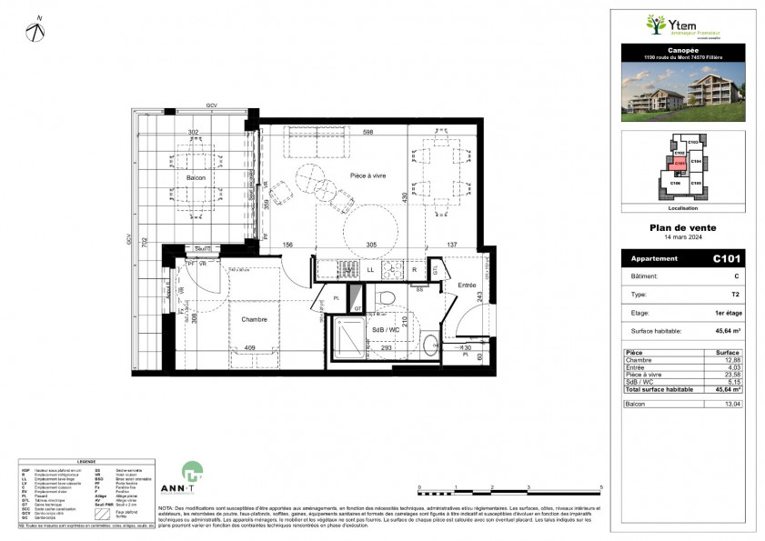 vente Appartement Filliere - Photo 1