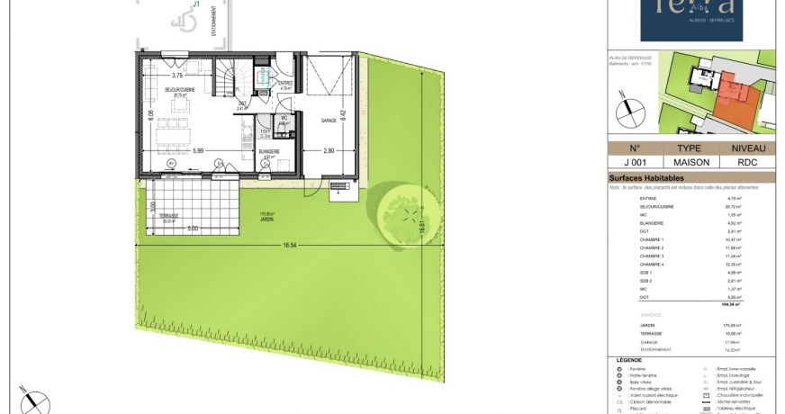 vente Maison en frais réduits Albens