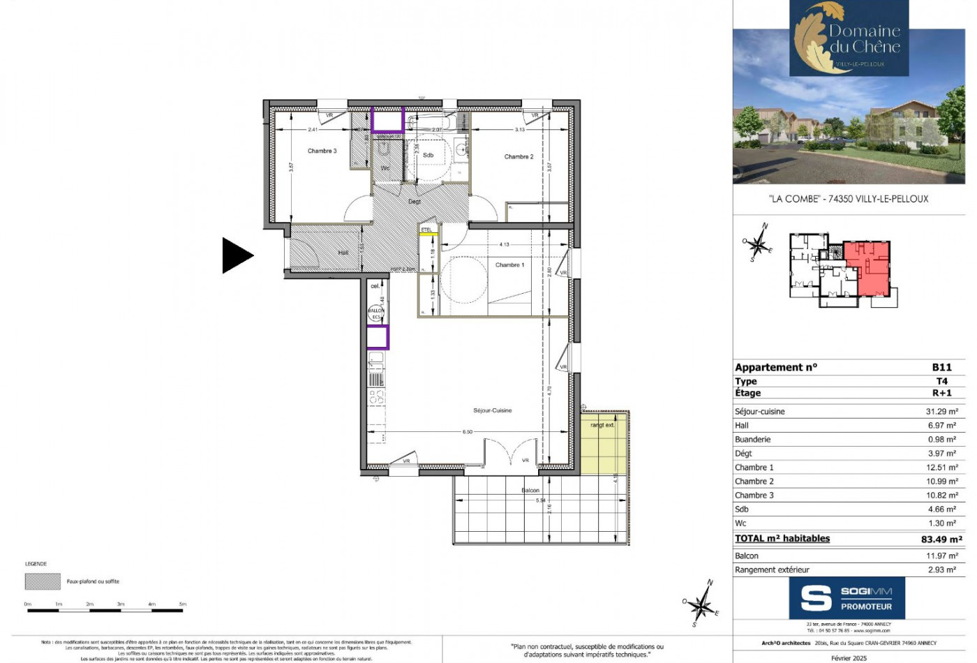 vente Appartement en frais réduits Villy Le Pelloux - Photo 2