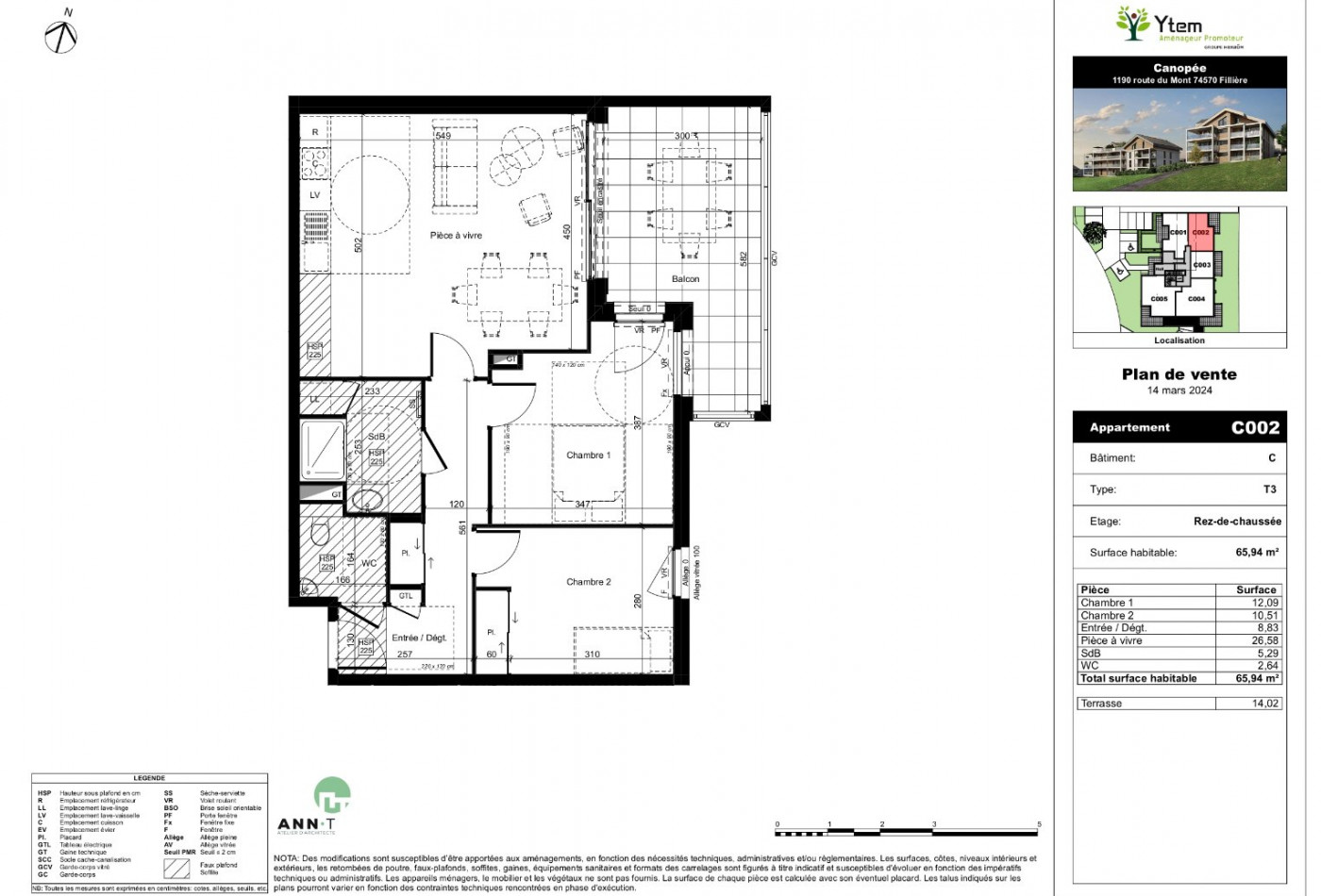 vente Appartement Filliere - Photo 1