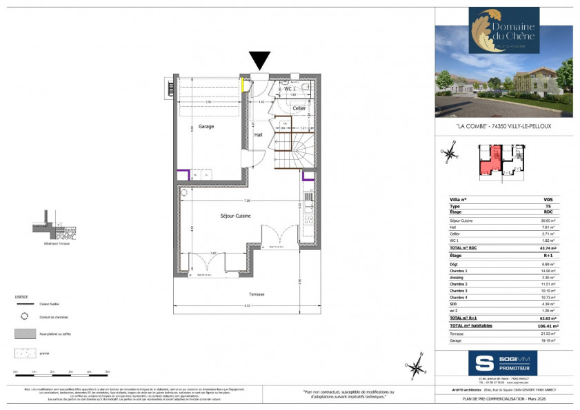 vente Maison en frais réduits Villy Le Pelloux - Photo 2