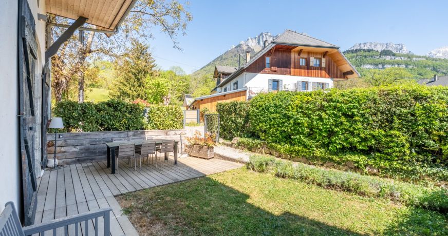 vente Appartement en rez de jardin Talloires