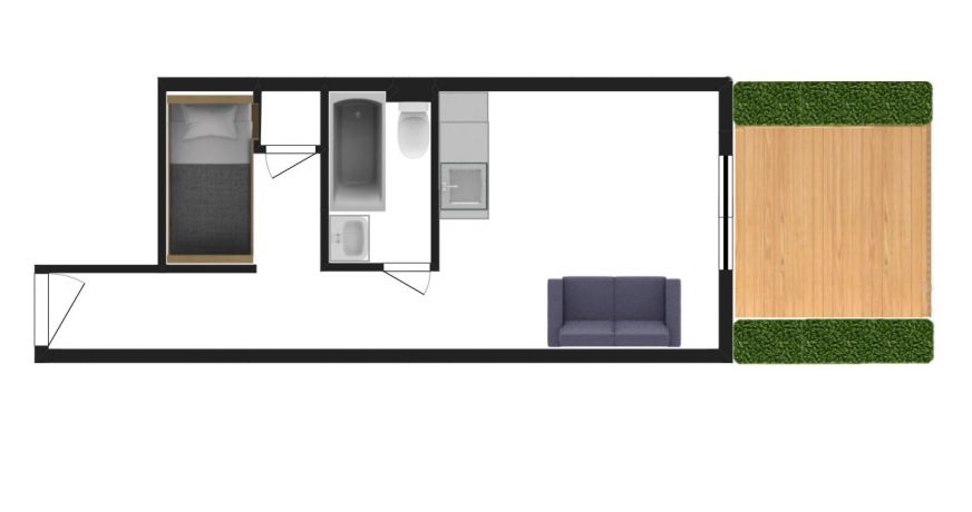 vente Studio Demi Quartier