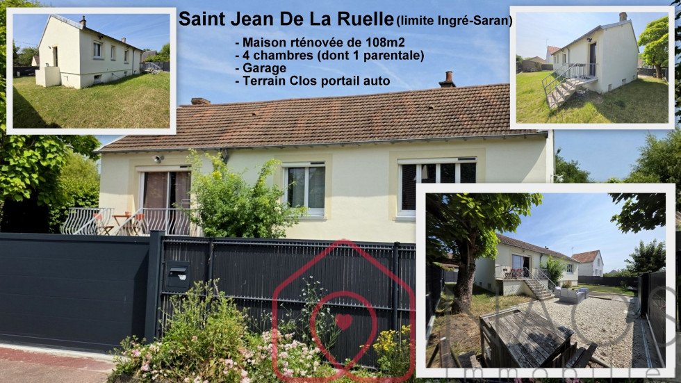 vente Maison individuelle Saint Jean De La Ruelle - Photo 1