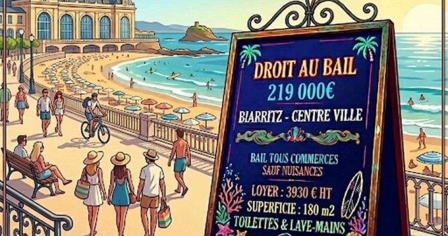 vente Local commercial Biarritz