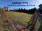 vente Terrain constructible Saran