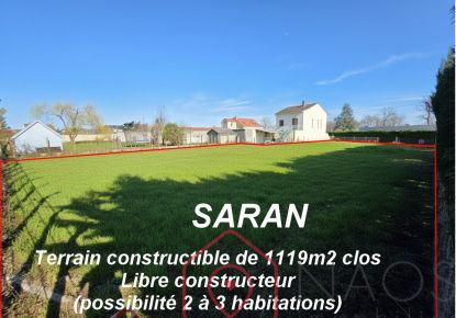 vente Terrain constructible Saran