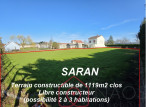 vente Terrain constructible Saran