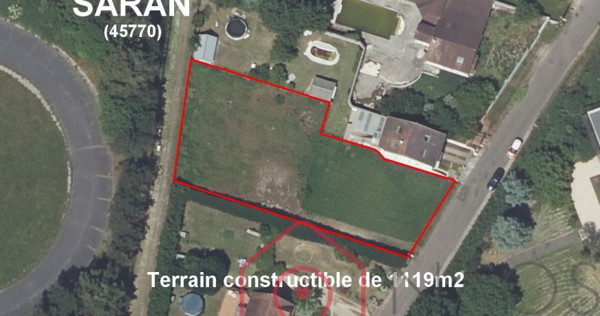 vente Terrain constructible Saran