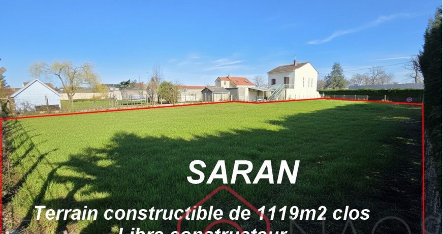 vente Terrain constructible Saran