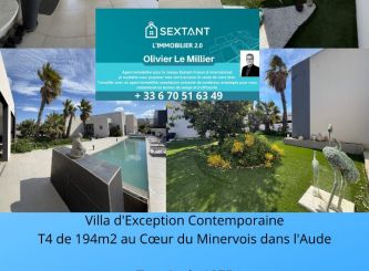 vente Maison contemporaine Argeliers