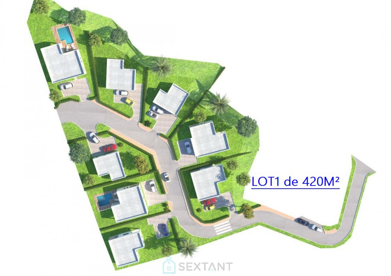 vente Terrain en lotissement Fort De France - Photo 1