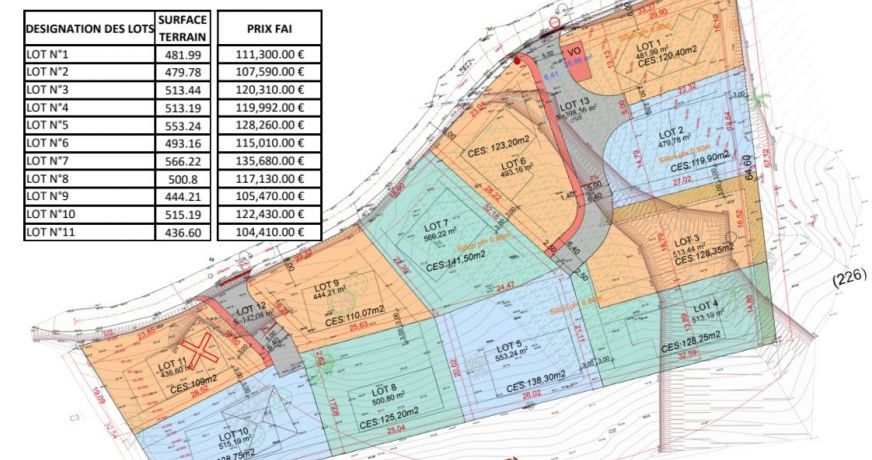 vente Terrain Le Lamentin