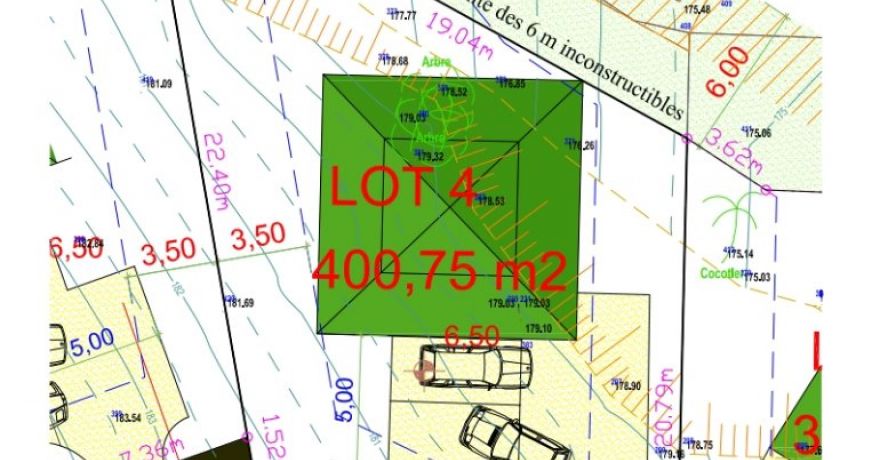 vente Terrain en lotissement Fort De France