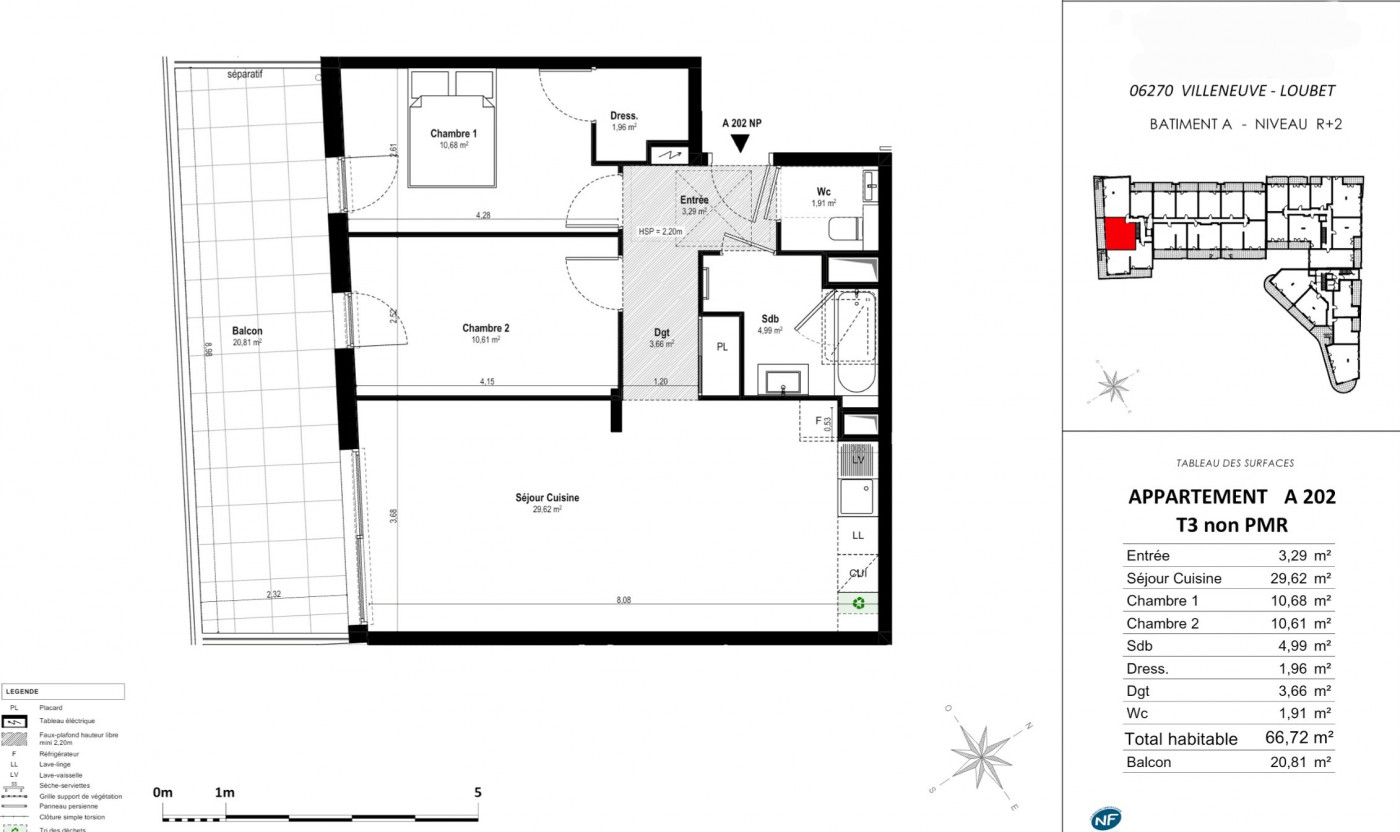 vente Appartement Villeneuve Loubet - Photo 3