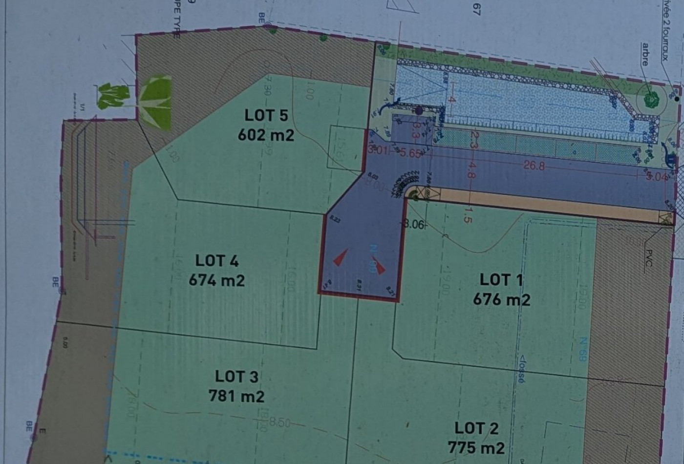 vente Terrain en lotissement Lignol - Photo 2