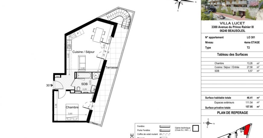 vente Appartement Beausoleil
