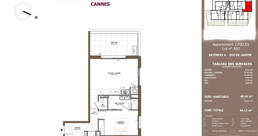 vente Appartement Cannes