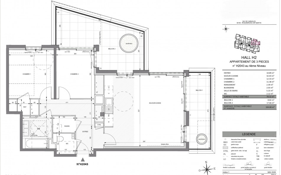 vente Appartement Roquebrune Cap Martin - Photo 9