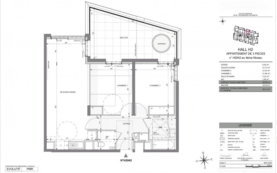 vente Appartement Roquebrune Cap Martin - Photo 9