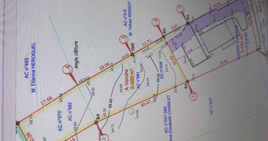 vente Terrain constructible Gavrelle