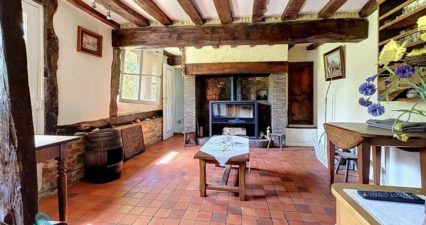 vente Chaumière Ouville L'abbaye