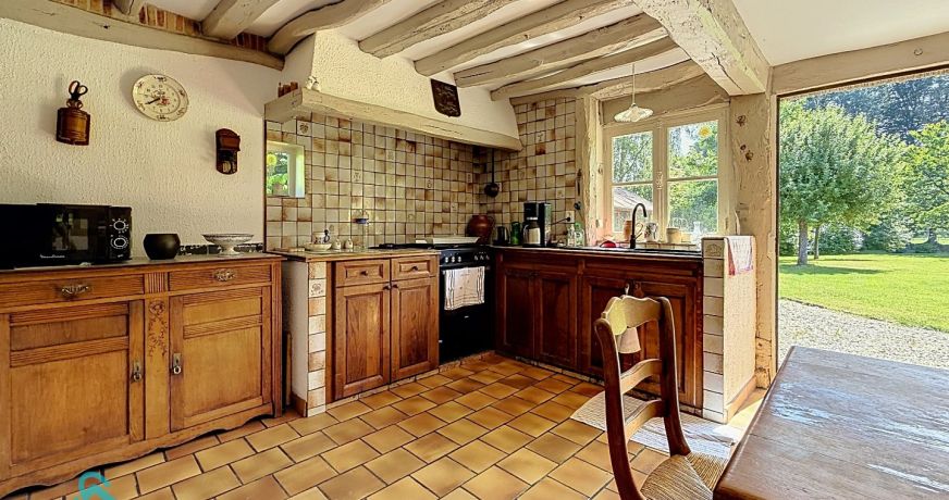 vente Chaumière Ouville L'abbaye