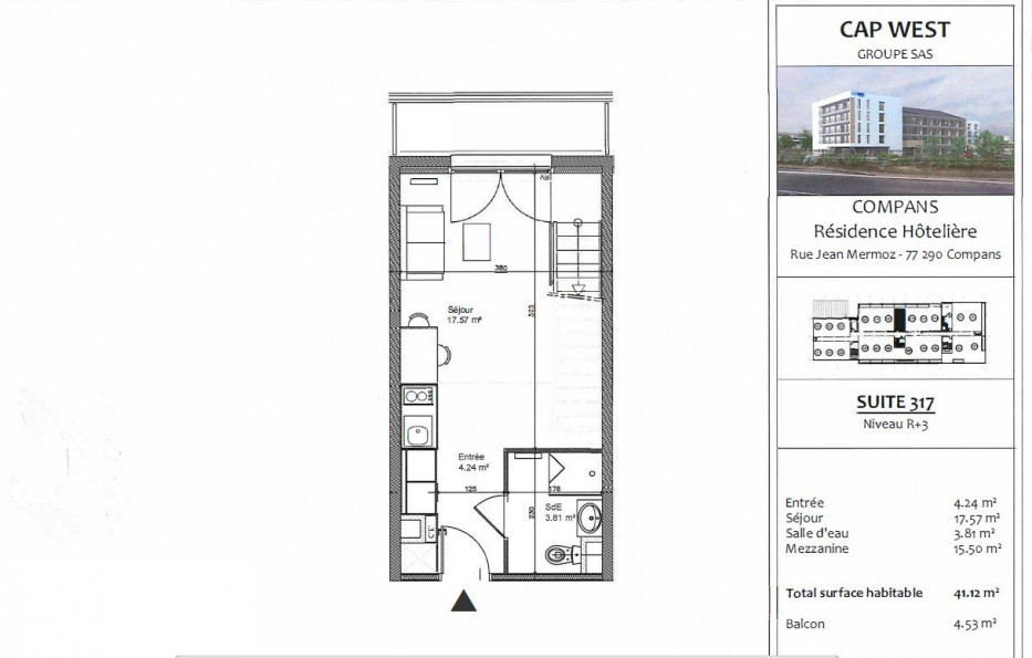 vente Résidence affaires Compans - Photo 2