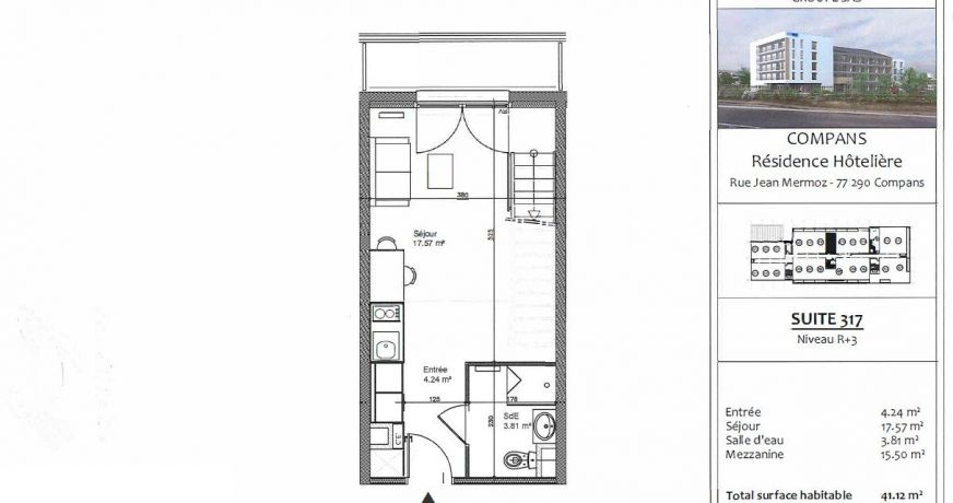 vente Résidence affaires Compans