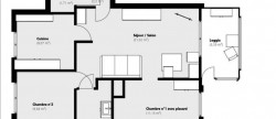 vente Appartement en rez de jardin Les Lones