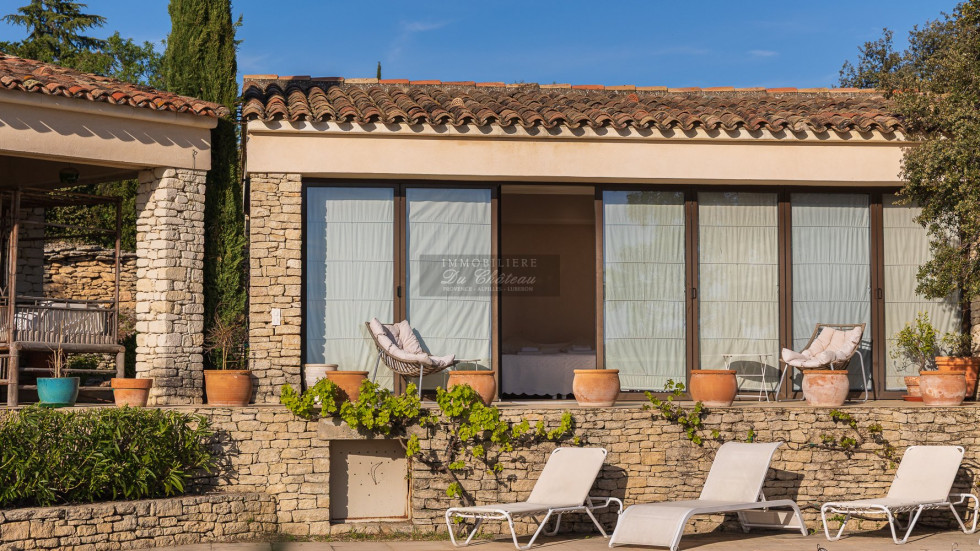 en location saisonnière Maison Gordes - Photo 10