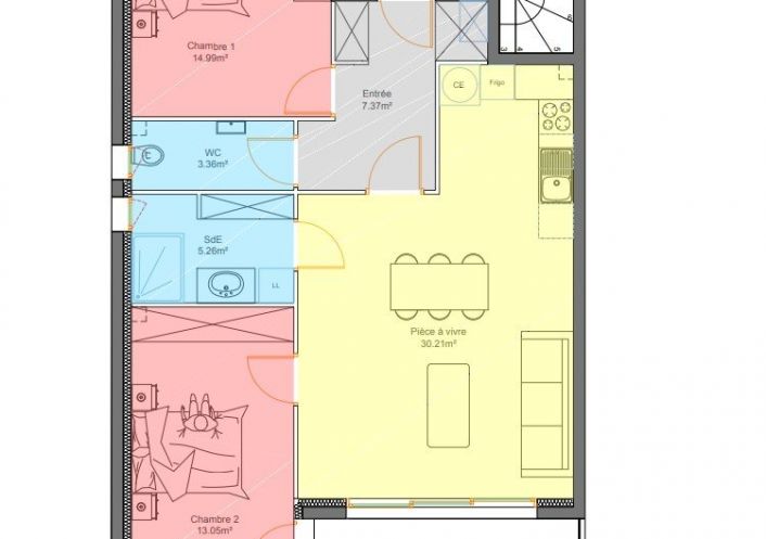 à vendre Appartement en frais réduits Robion