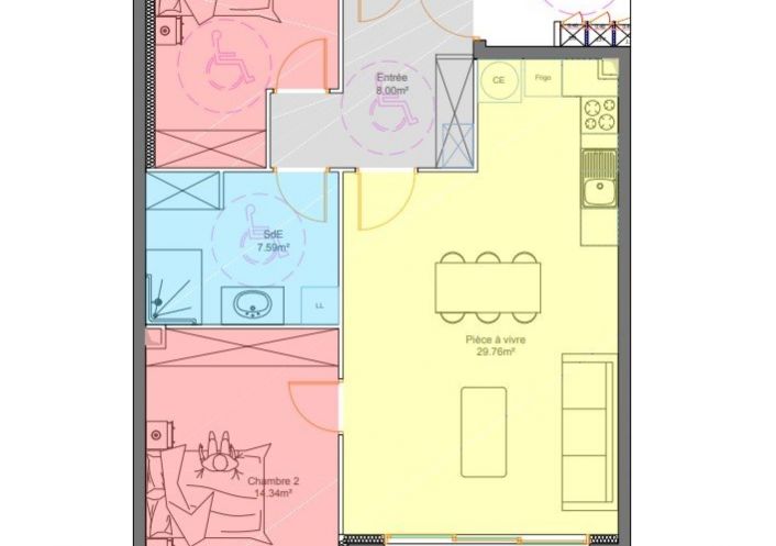 à vendre Appartement en frais réduits Robion