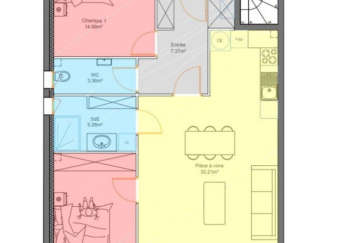 à vendre Appartement en frais réduits Robion