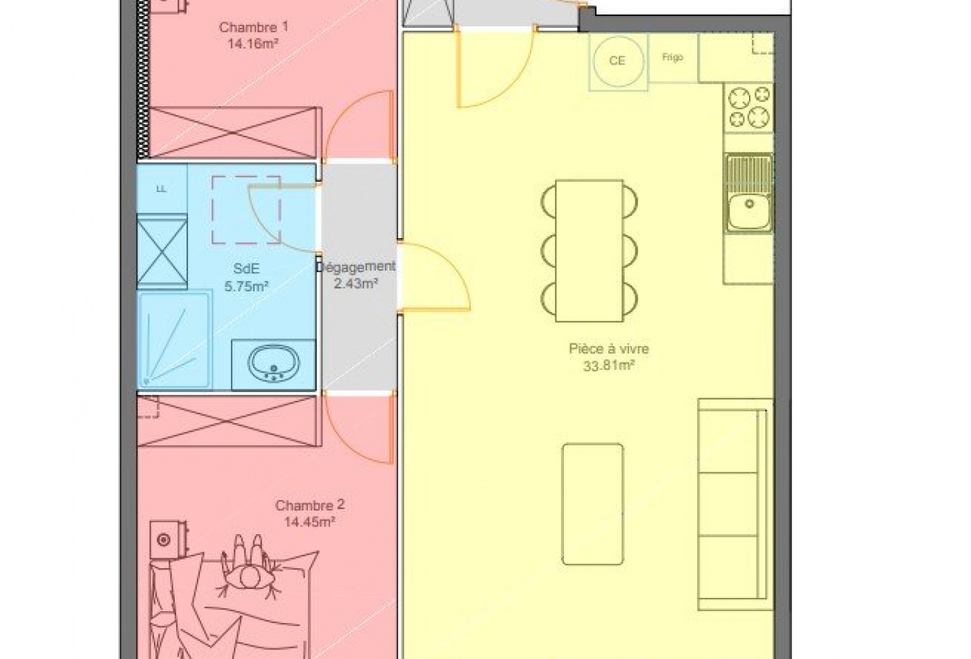 vente Appartement en frais réduits Robion - Photo 2