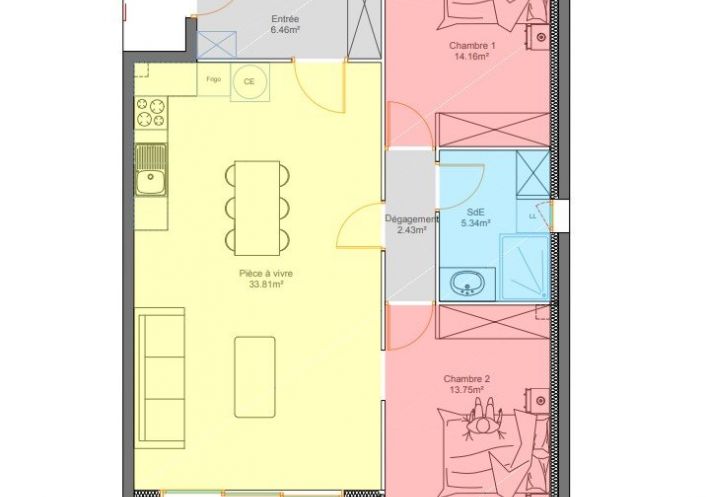 à vendre Appartement en frais réduits Robion