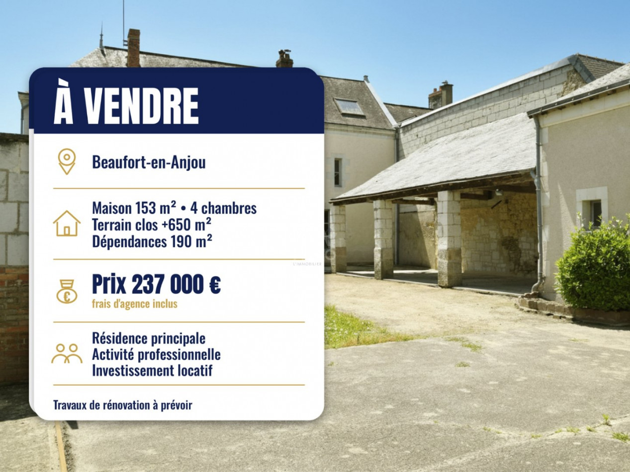 vente Maison Beaufort En Vallee - Photo 1