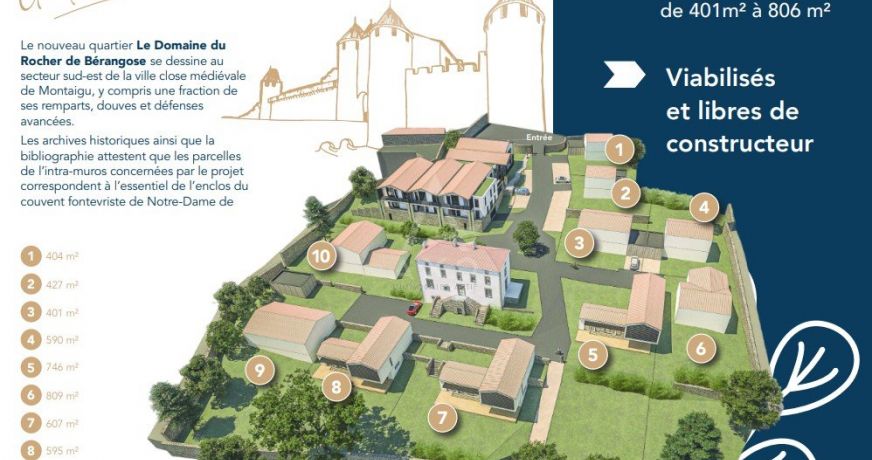 vente Terrain constructible Les Herbiers