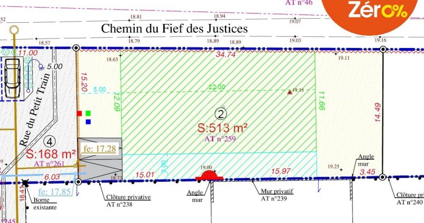vente Terrain en lotissement Beauvoir Sur Mer