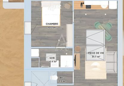 vente Appartement en frais réduits Palluau