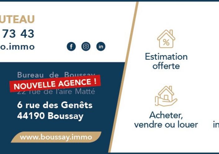 vente Terrain constructible Boussay