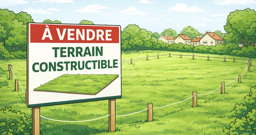 vente Terrain Fleury