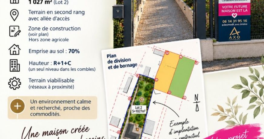 vente Terrain Bersee